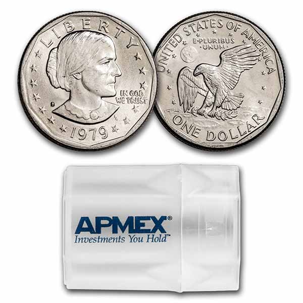 1979 S $1 Susan B Anthony Dollar BU Roll 20 Coins